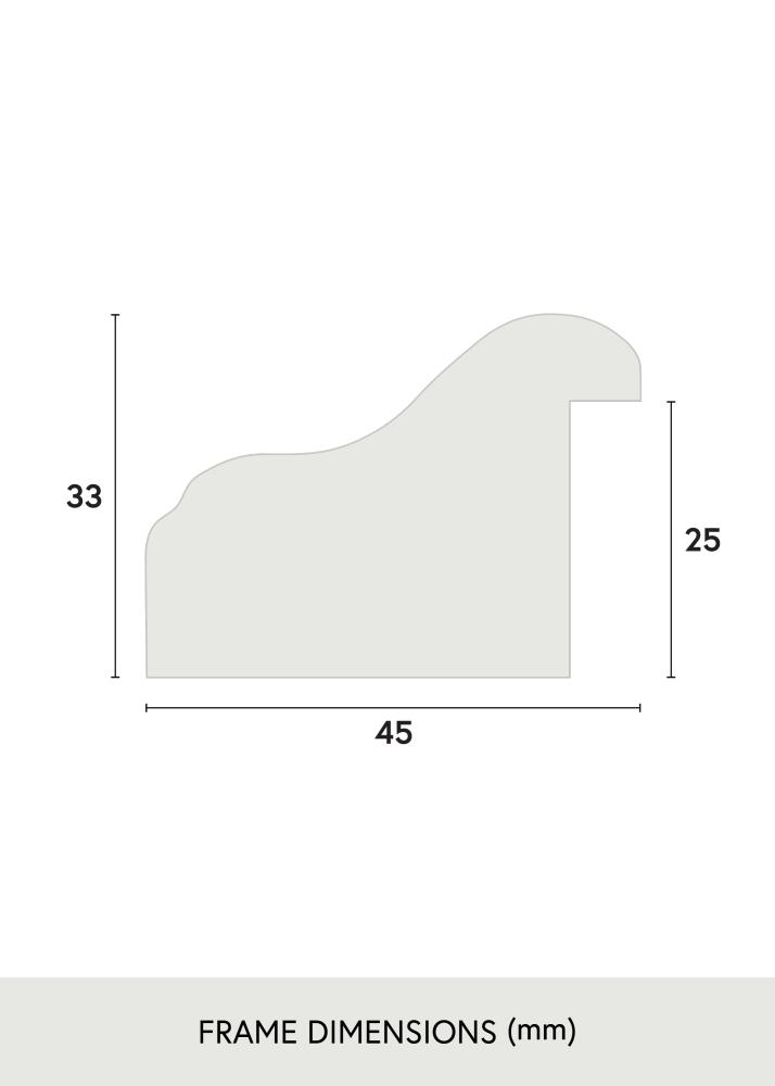 Raam Aberystwyth Akrüülklaas Kuld 42x59.4 cm (A2)