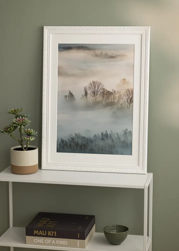 Raam barokk valge 50x70 cm