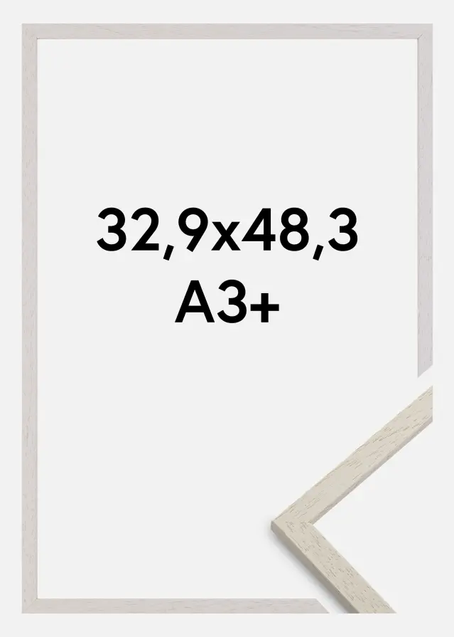 Raam Edsbyn Akruulklaas liiv 32,9x48,3 cm (A3+)