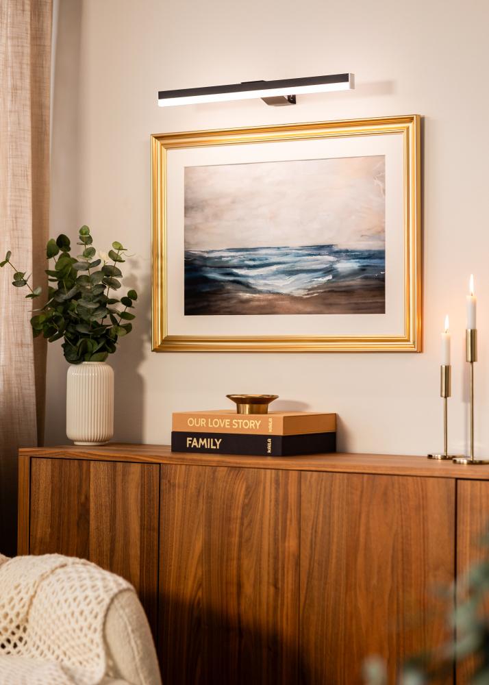 KAILA Radiate Patareitoitega Pildivalgusti 55 cm - Must