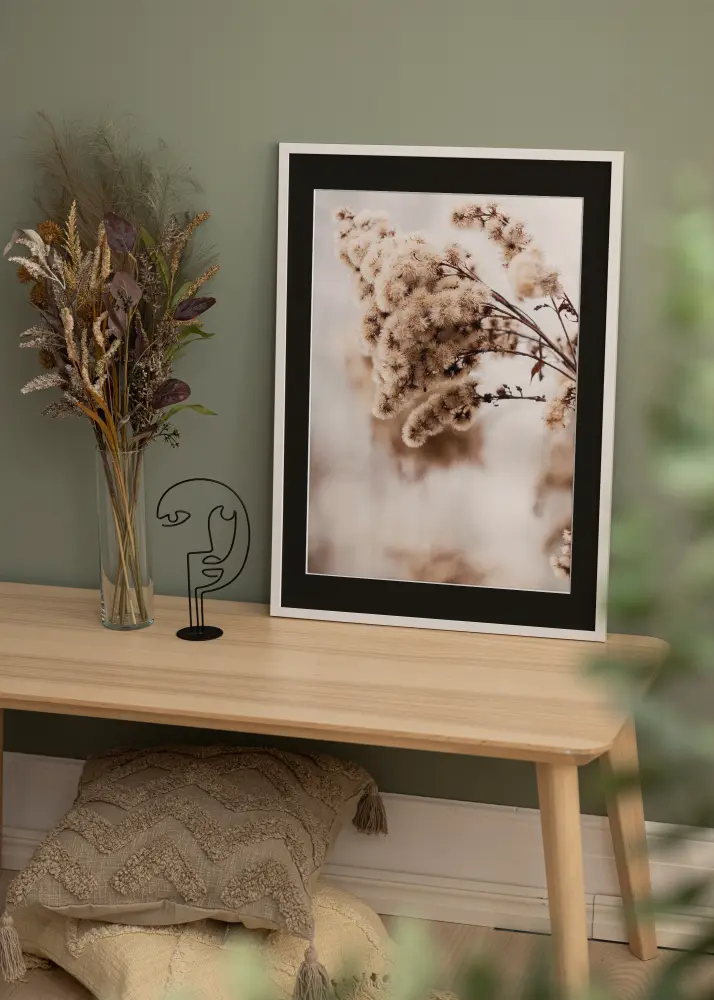 Raam Trendy valge 15x20 cm - paspartuu muster 4x5 inches
