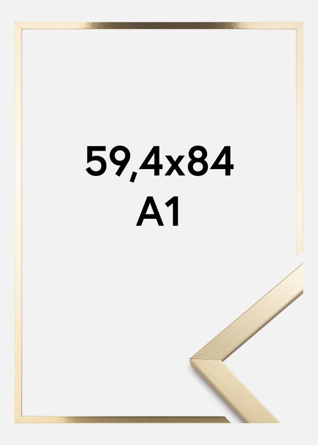 Raam Trendy Akruulklaas Kuldne 59,4x84,1 cm (A1)