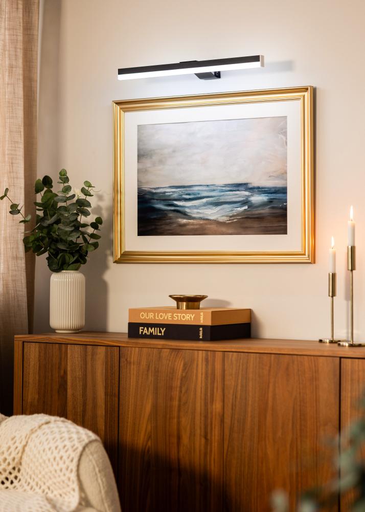 KAILA Radiate Patareitoitega Pildivalgusti 55 cm - Must