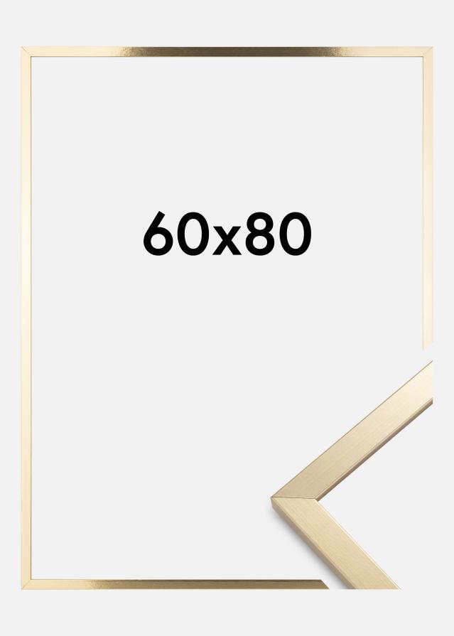 Raam Trendy Akruulklaas Kuldne 60x80 cm