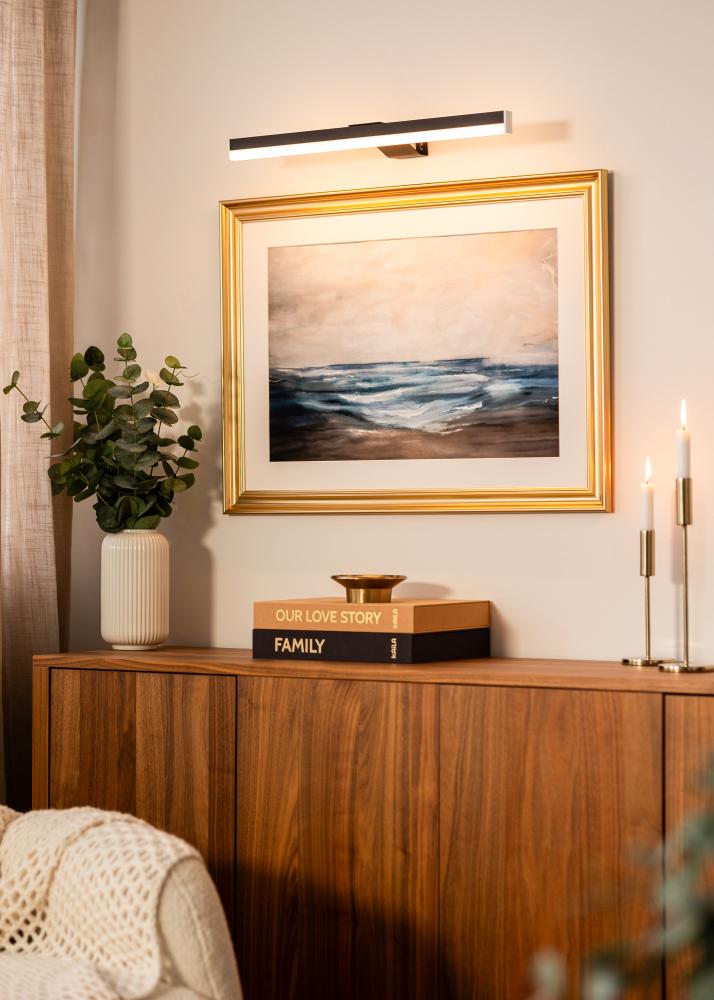 KAILA Radiate Patareitoitega Pildivalgusti 55 cm - Must