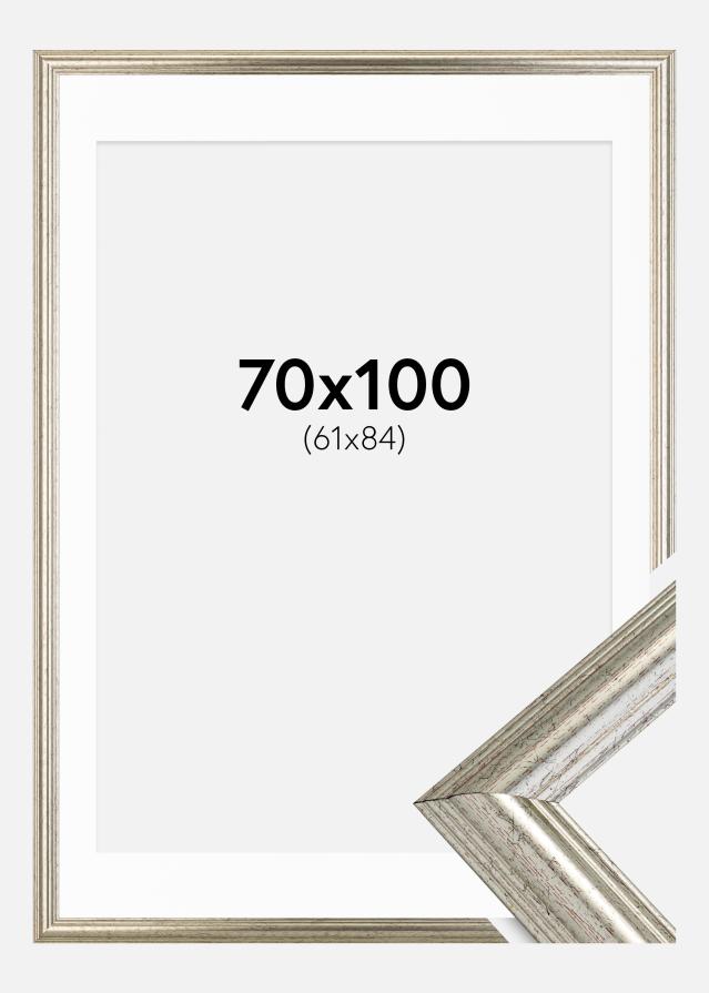 Raam Västkusten hobedane 70x100 cm - paspartuu valge 62x85 cm