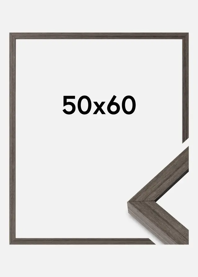 Raam Hermes Akruulklaas Grey Oak 50x60 cm