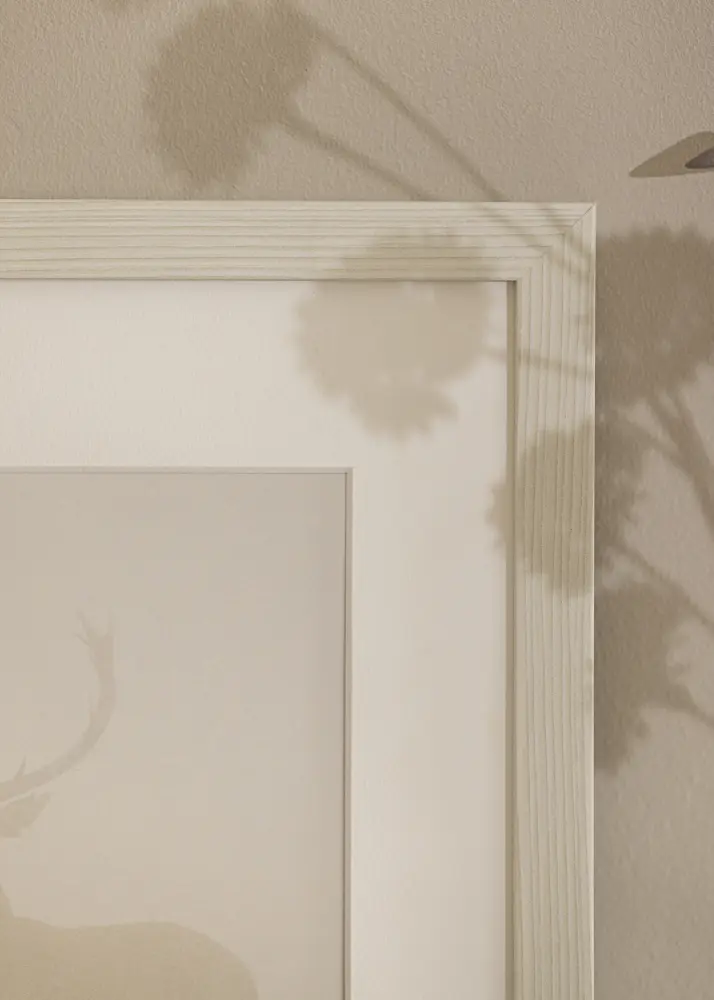 Raam Fiorito valge 30x40 cm - paspartuu valge 21x29,7 cm (A4)