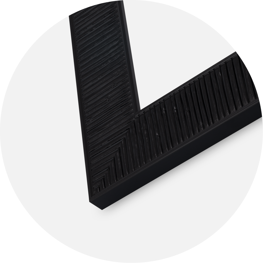 Raam Lund Akrüülklaas Must 59.4x84 cm (A1)