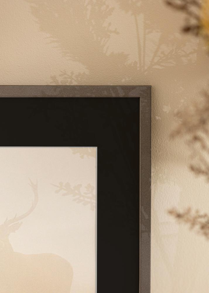 Raam Edsbyn grafiit 40x40 cm - paspartuu muster 10x10 inches