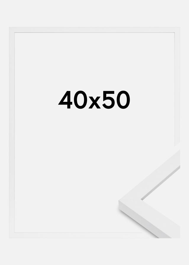 Raam Modern Akruulklaas valge 40x50 cm