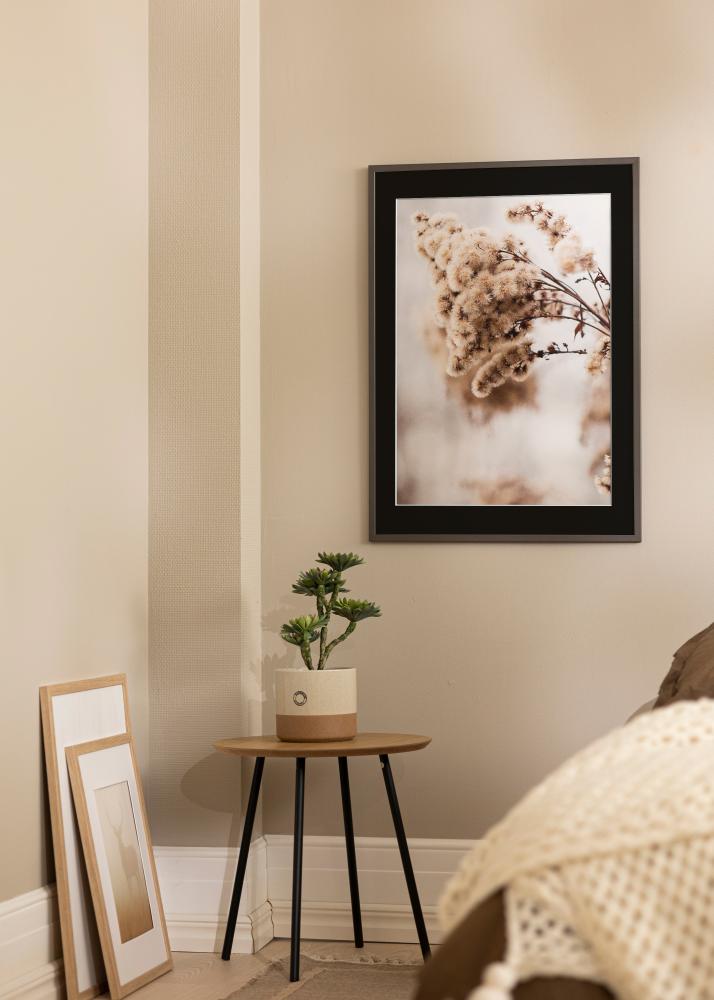 Raam Edsbyn grafiit 40x40 cm - paspartuu muster 10x10 inches