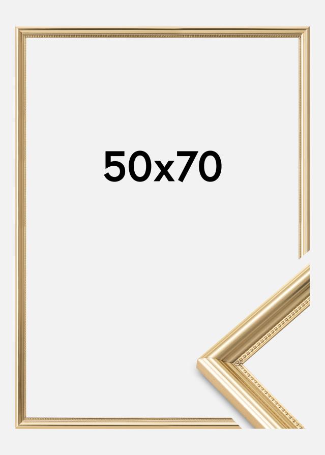 Raam Gala Akruulklaas kuldne 50x70 cm