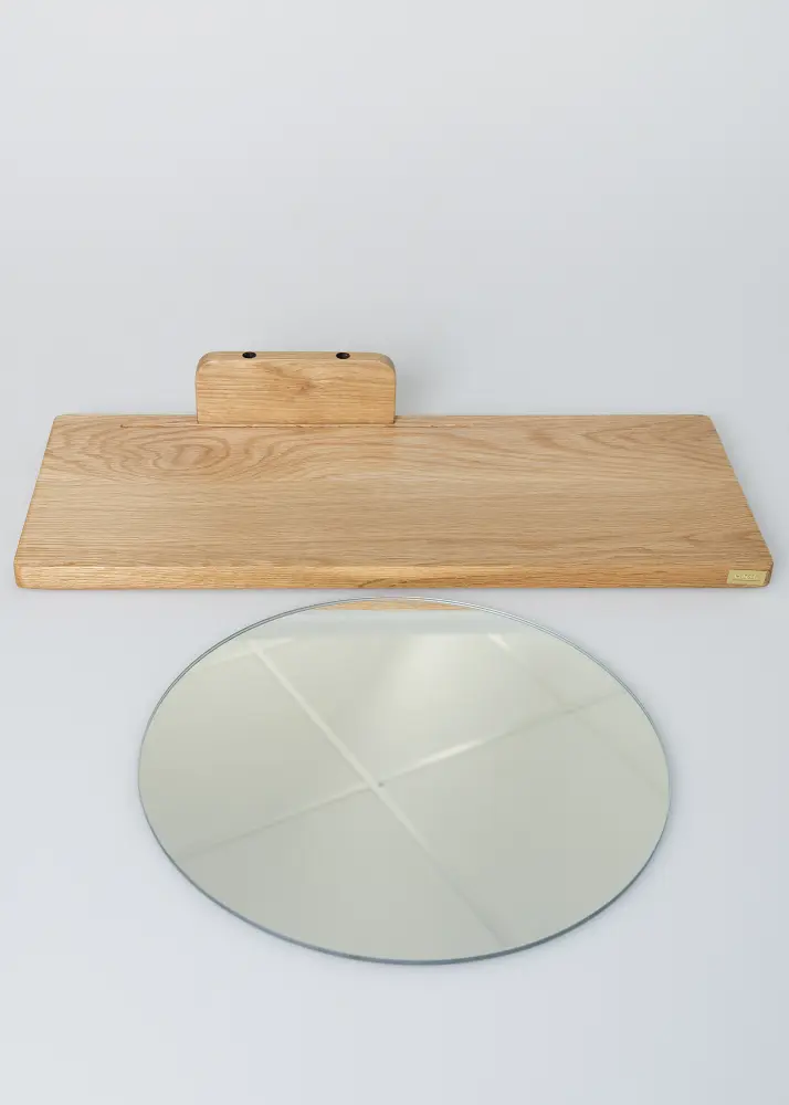 Peegel Round Shelf 26x50 cm