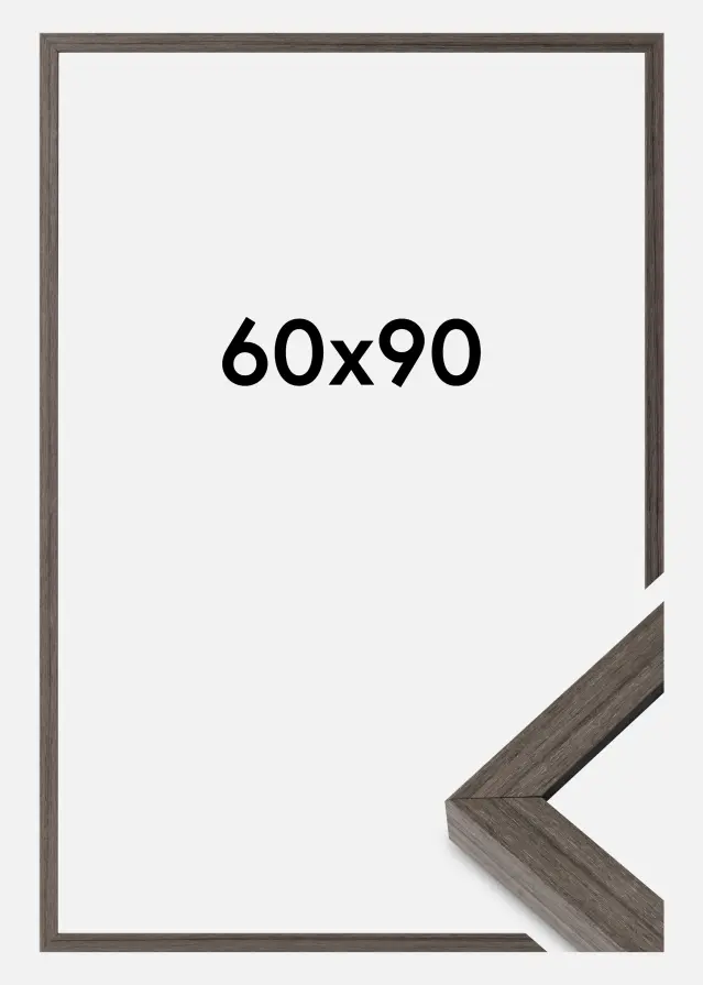 Raam Hermes Akruulklaas Grey Oak 60x90 cm