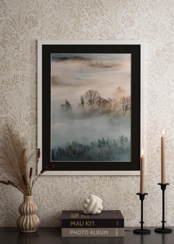 Raam Trendline valge 70x90 cm - paspartuu muster 60x80 cm