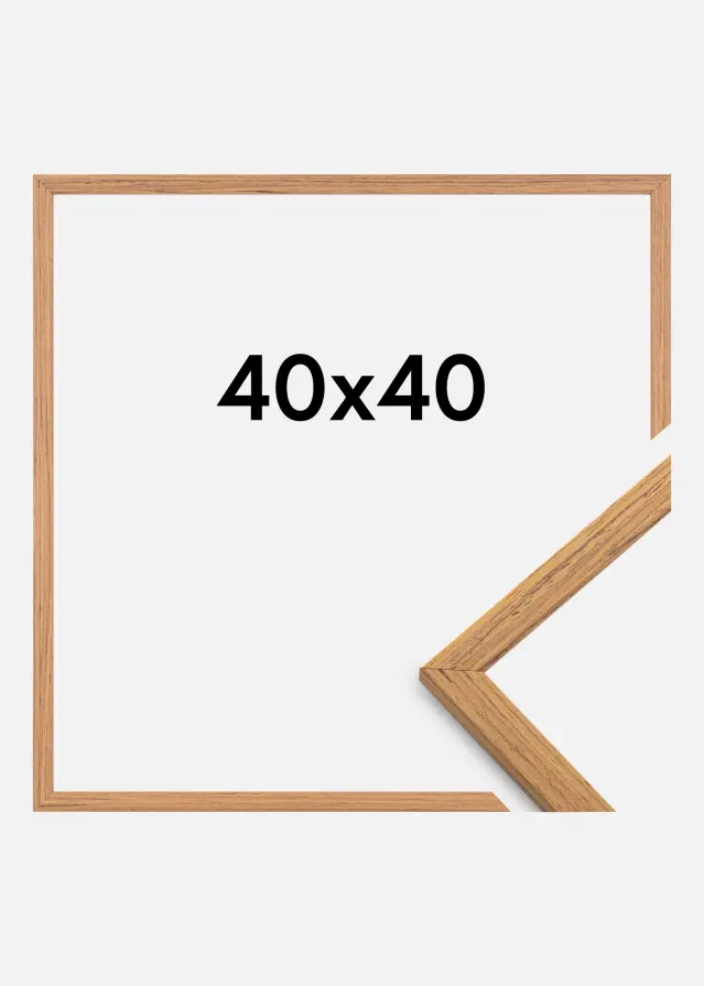 Raam Edsbyn Akruulklaas tiigipuu 40x40 cm