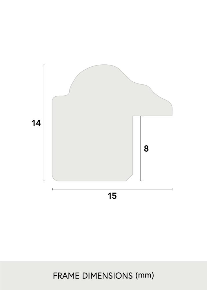 Raam Horndal Akruulklaas pahkel 40x40 cm