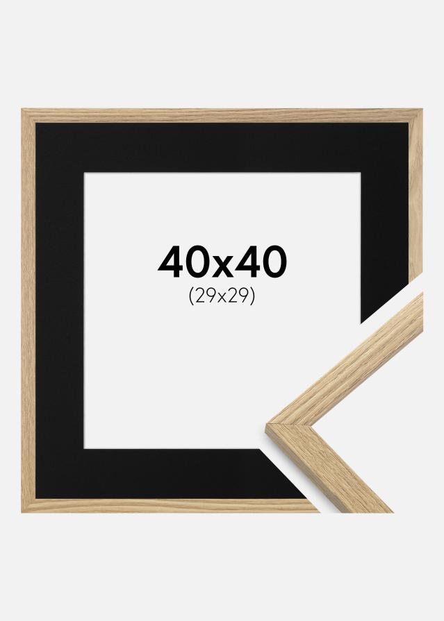 Raam Trendy tamm 40x40 cm - paspartuu muster 30x30 cm