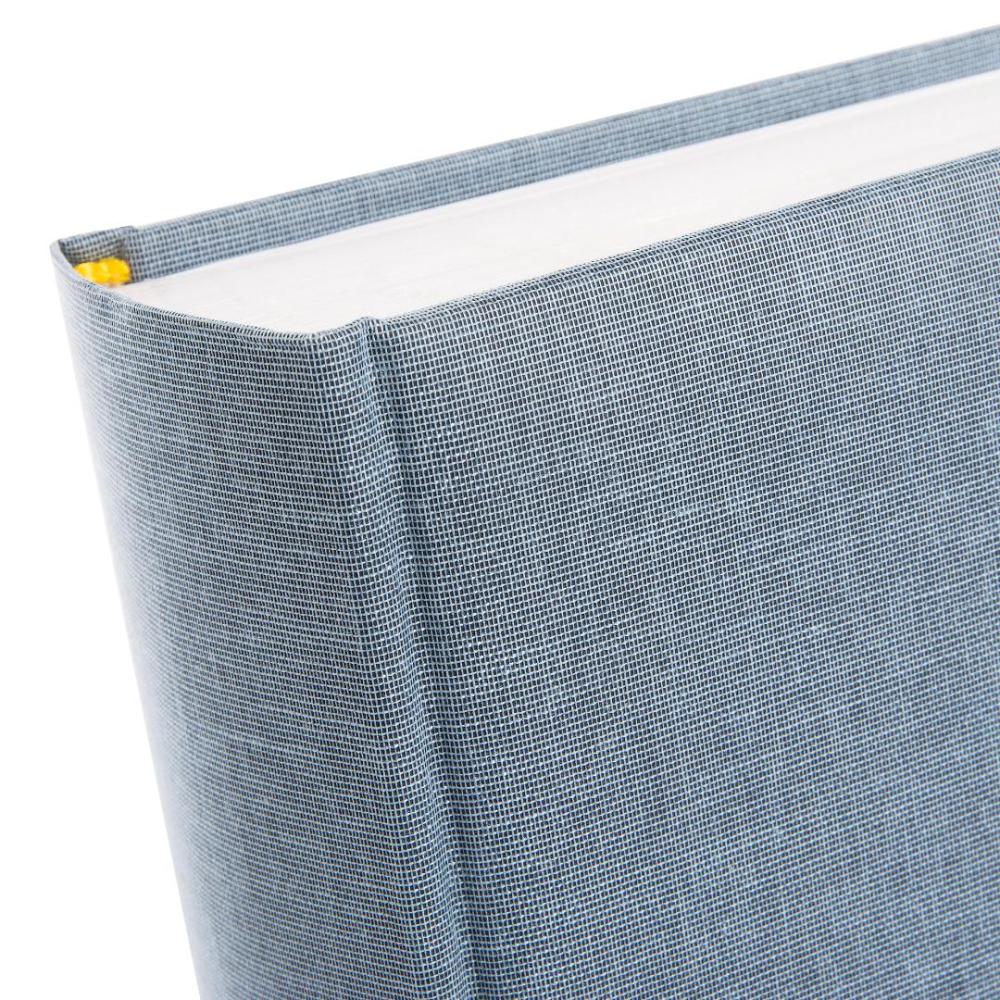 Summertime fotoalbum, sinine/hall, 35x36 cm (100 valget lehekülge / 50 lehte)