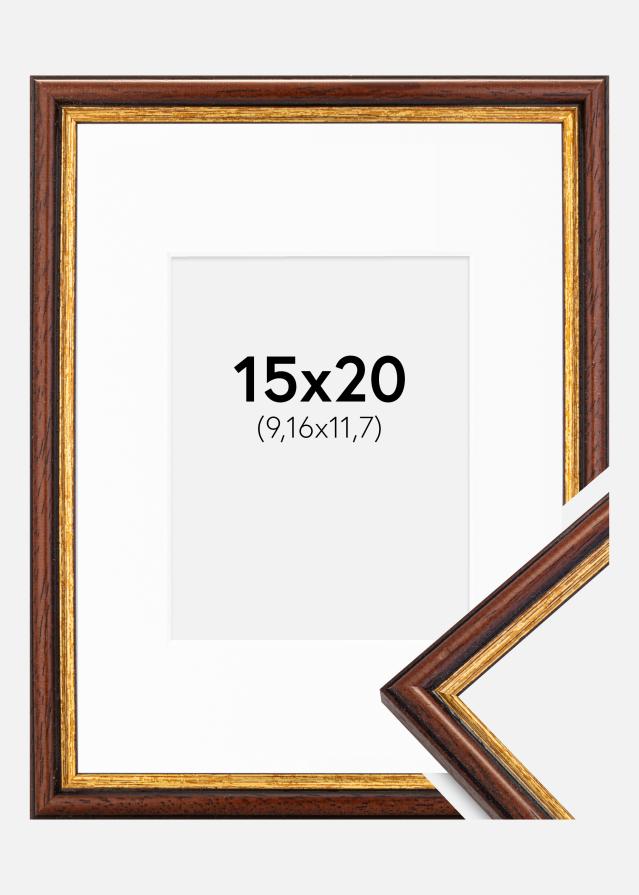 Raam Horndal pruun 15x20 cm - paspartuu valge 4x5 inches