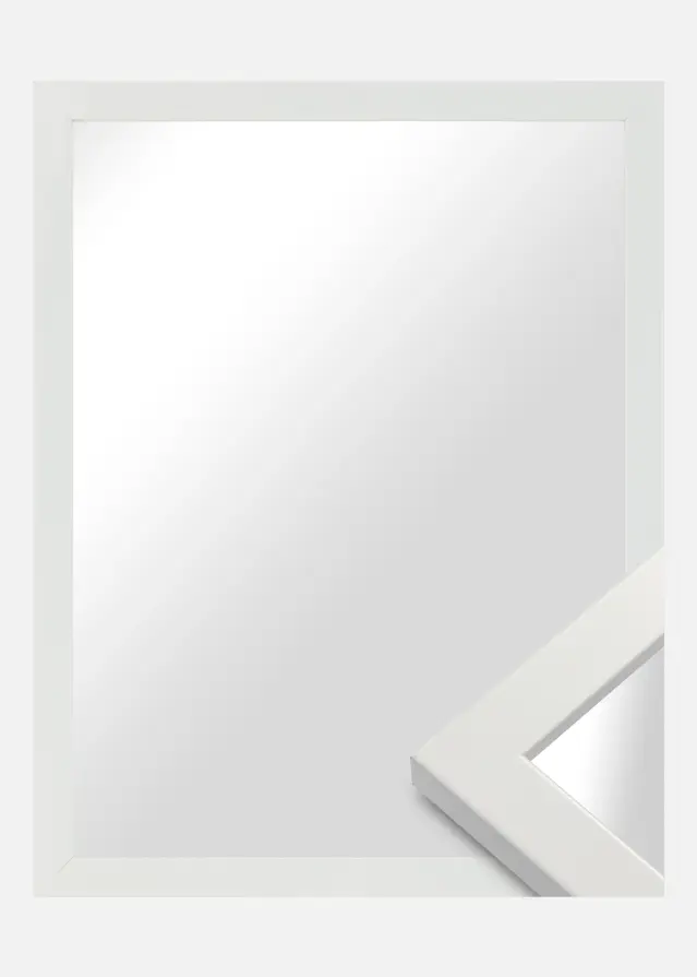 Peegel White Wood Glossy - Enda valitud moodud