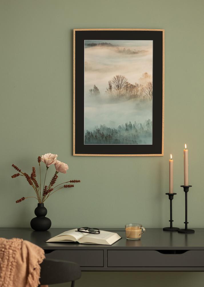 Raam ohuke tamm 20x30 cm - paspartuu muster 15x21 cm (A5)