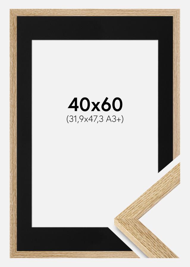 Raam Selection tamm 40x60 cm - paspartuu muster 32,9x48,3 cm (A3+)