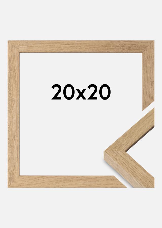 Raam Hermes Akruulklaas Natural Oak 20x20 cm