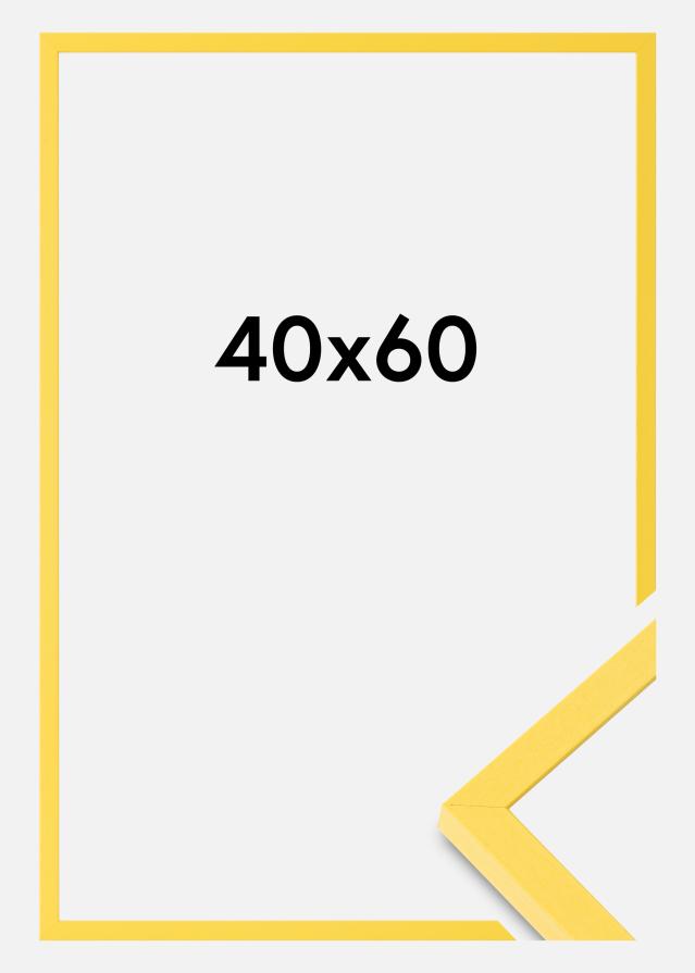 Colorful Akruulklaas kollane 40x60 cm