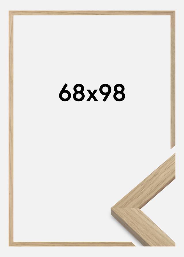 Raam Oak Wood Akruulklaas 68x98 cm