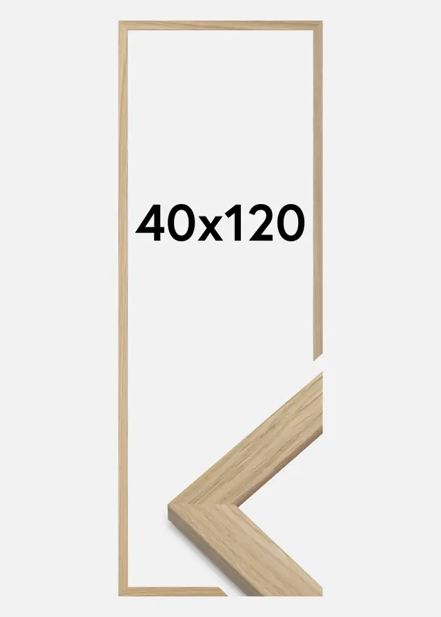 Raam Oak Wood Akruulklaas 40x120 cm