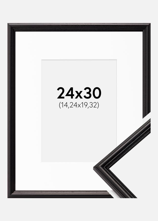 Raam Horndal muster 24x30 cm - paspartuu valge 6x8 inches