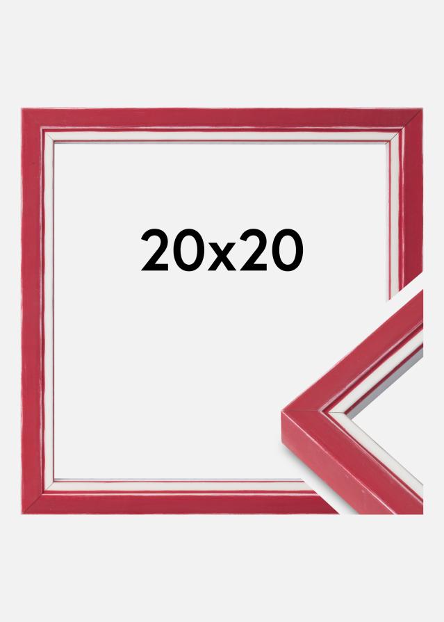 Raam Diana Akruulklaas punane 20x20 cm