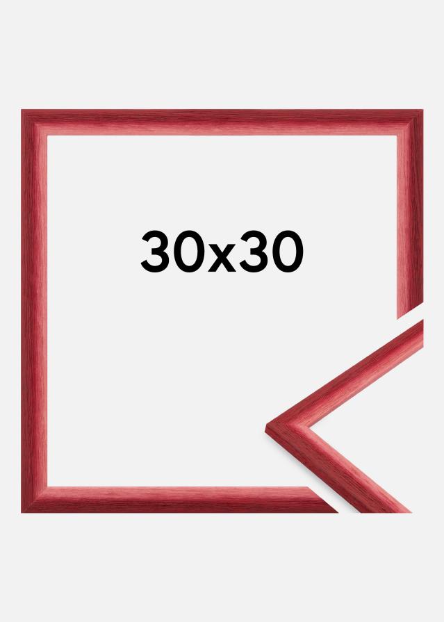 Raam Cornwall Akrüülklaas Tumepunane 30x30 cm
