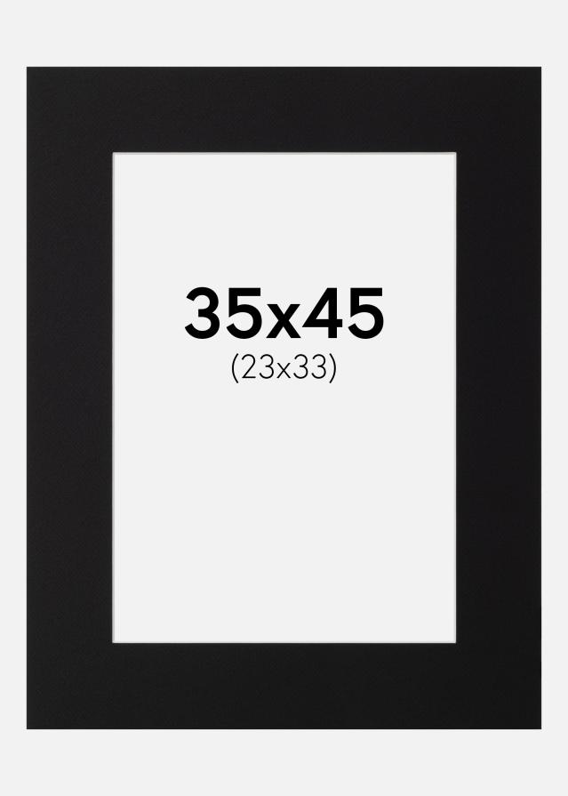 Paspartuu muster standard Valge äär 35x45 cm (23x33)