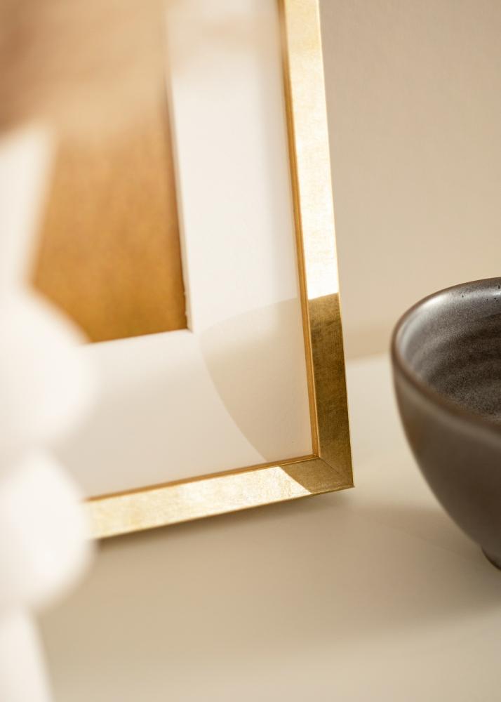 Raam Ares Akruulklaas kuldne 24x30 cm