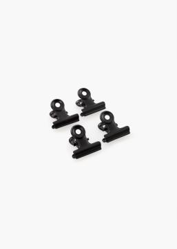 KAILA Plakat Clip Black 20 mm - 4 pk