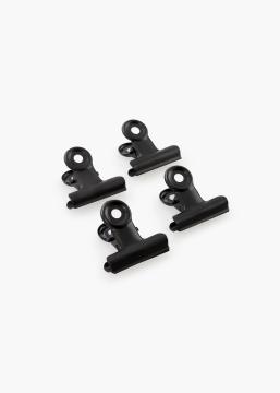 KAILA Plakat Clip Black 30 mm - 4 pk