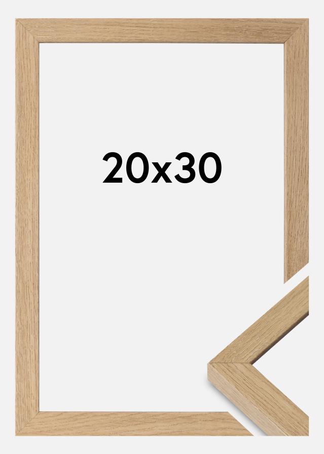 Raam Hermes Akruulklaas Natural Oak 20x30 cm