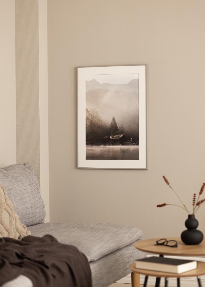 Raam New Lifestyle Earth Grey 70x100 cm - paspartuu valge 60x90 cm