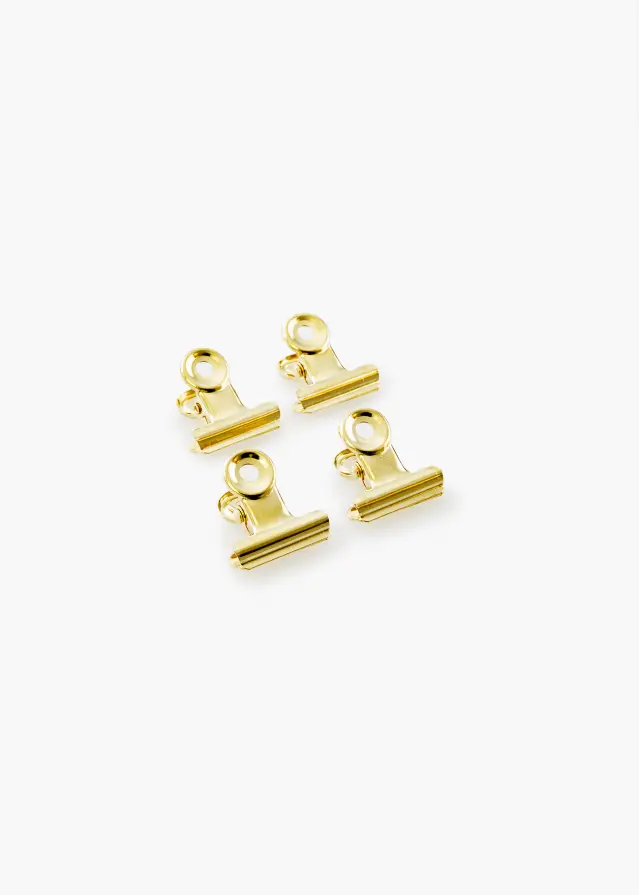 KAILA Plakat Clip Gold 20 mm - 4 pk