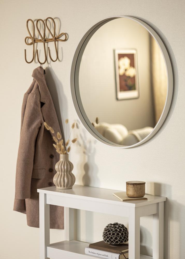 Peegel Reflection valge 70 cm Ø