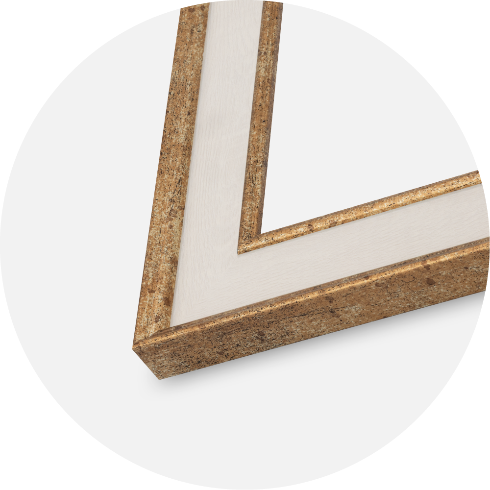 Raam Dolly Akrüülklaas Kuld 59.4x84 cm (A1)