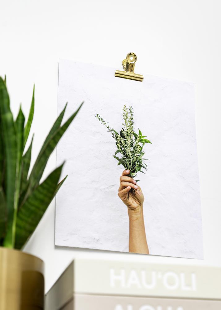 KAILA Plakat Clip Gold 65 mm - 2 pk