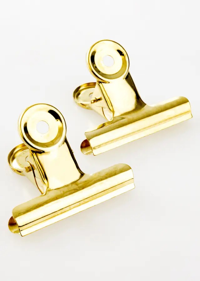 KAILA Plakat Clip Gold 65 mm - 2 pk