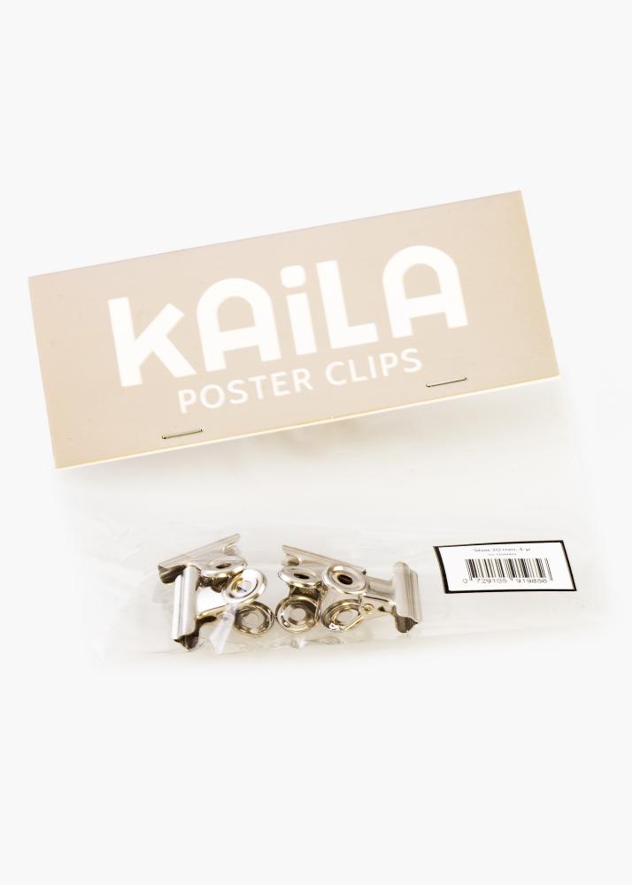 KAILA Plakat Clip hobedane 20 mm - 4 pk