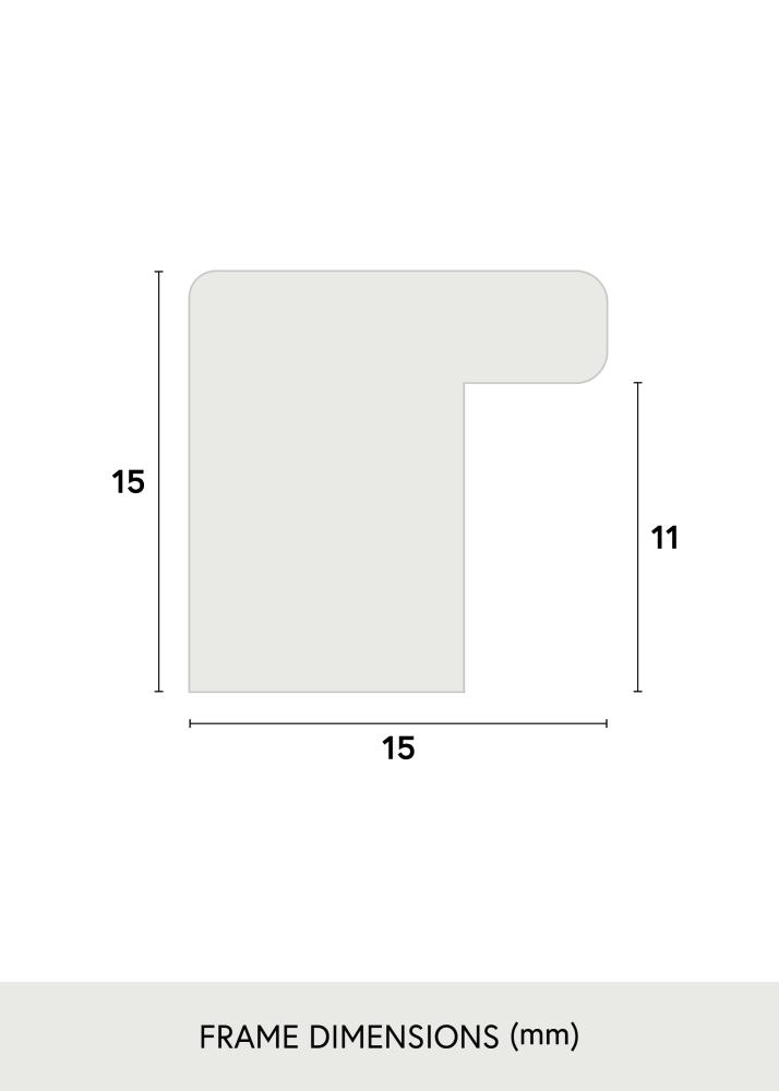 Raam Vemdalen Akrüülklaas Tamm 14x24 cm