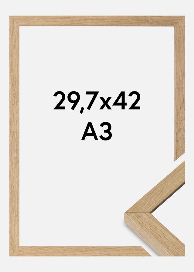 Raam Hermes Akruulklaas Natural Oak 29,7x42 cm (A3)