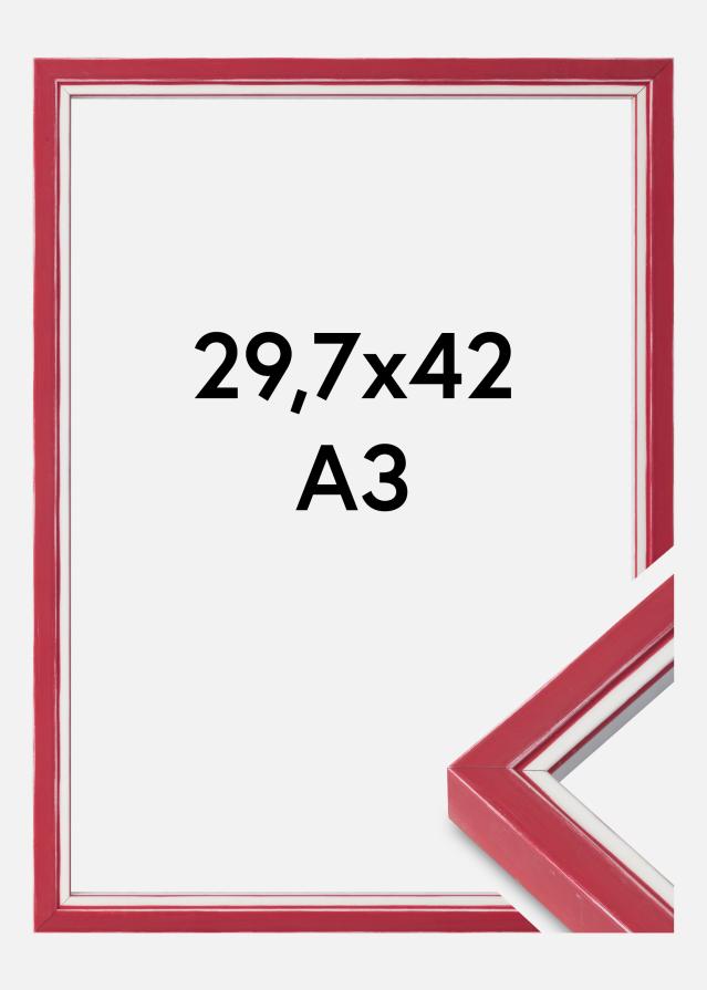 Raam Diana Akruulklaas punane 29,7x42 cm (A3)